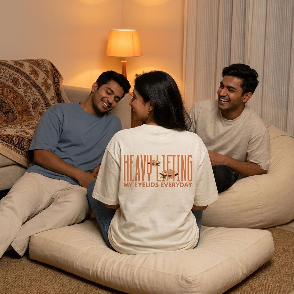 Sloth Spirit Animal Oversized Tee – lifestyle