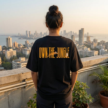 Tiger Spirit Animal Oversized Tee – lifestyle