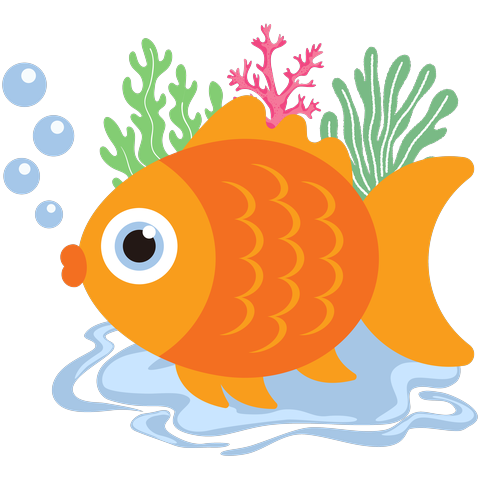 Goldfish spirit animal sticker