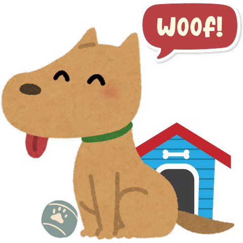 Dog spirit animal sticker